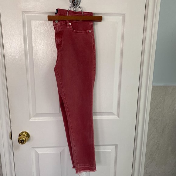 3/$30 ♥ GAP 1969 True Skinny Jeans Wild Rose Distressed Hem Size 29R - Picture 7 of 12